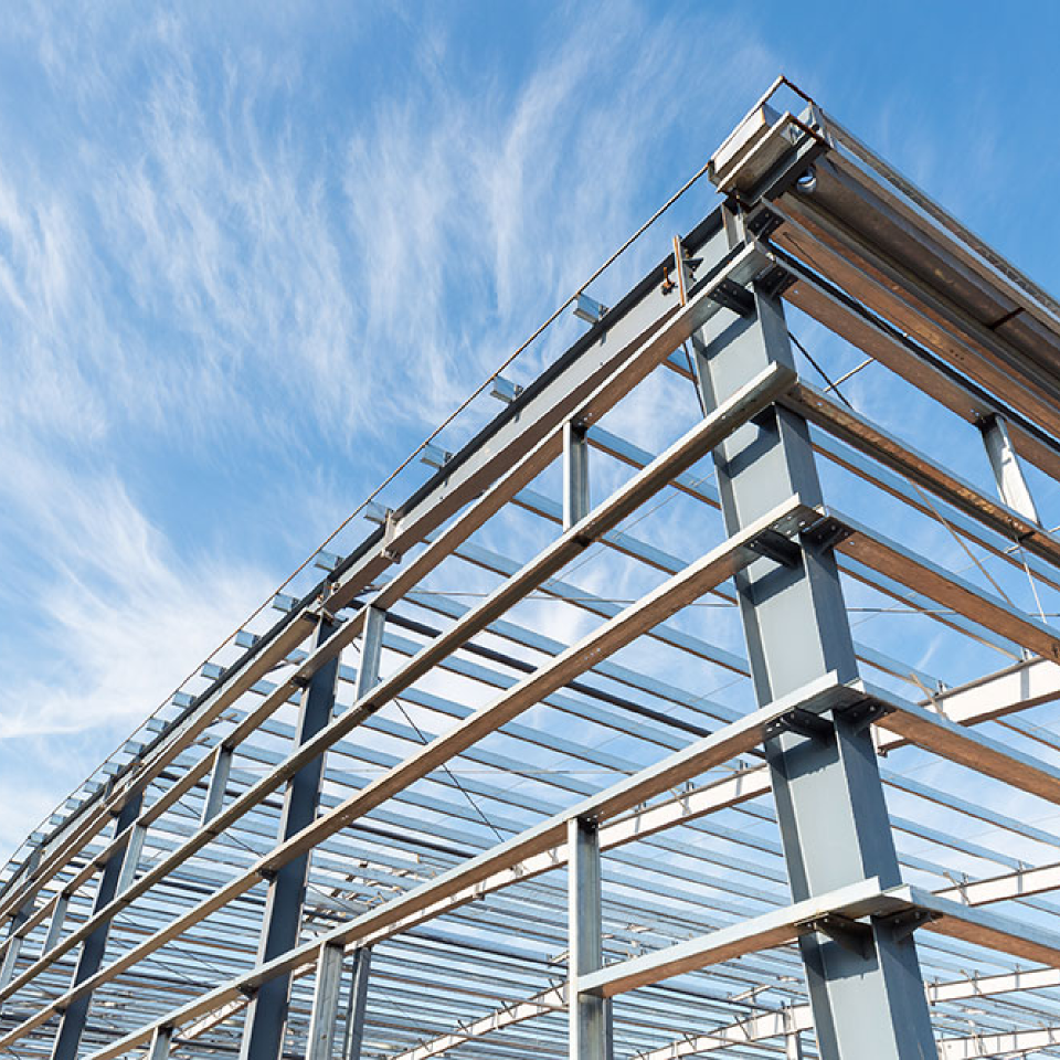 uses for steel construction